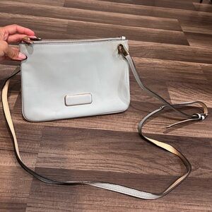 Marc by Marc Jabos Ligero Double Percy in Faded Blue Multi Leather Crossbody Bag